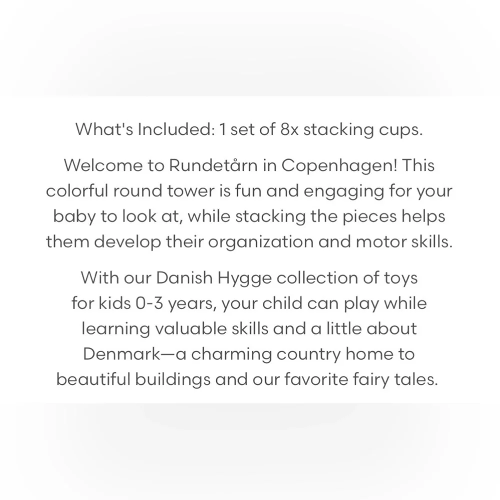 Anthropologie Stacking Cups, Stacking Rings, and Shape Sorter Puzzle NEW - Picture 10 of 14